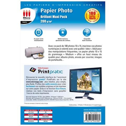 5248, 200 g / m², Bianco, A6, 100 x 150 - Foto 1